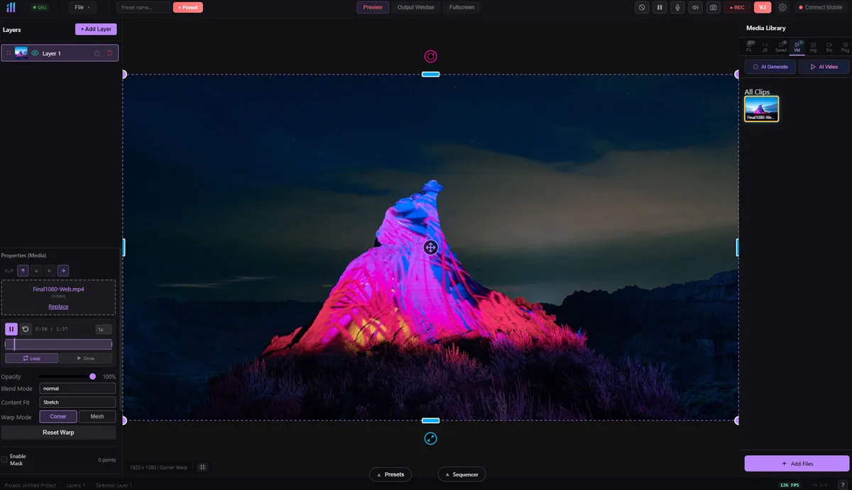Video & Image Mixing